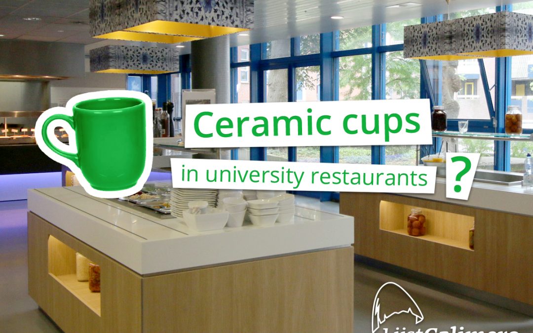 Gewone mokken in restaurants