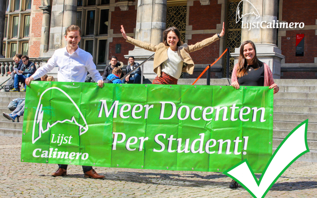 Geld basisbeurs wordt eindelijk geïnvesteerd in meer docenten