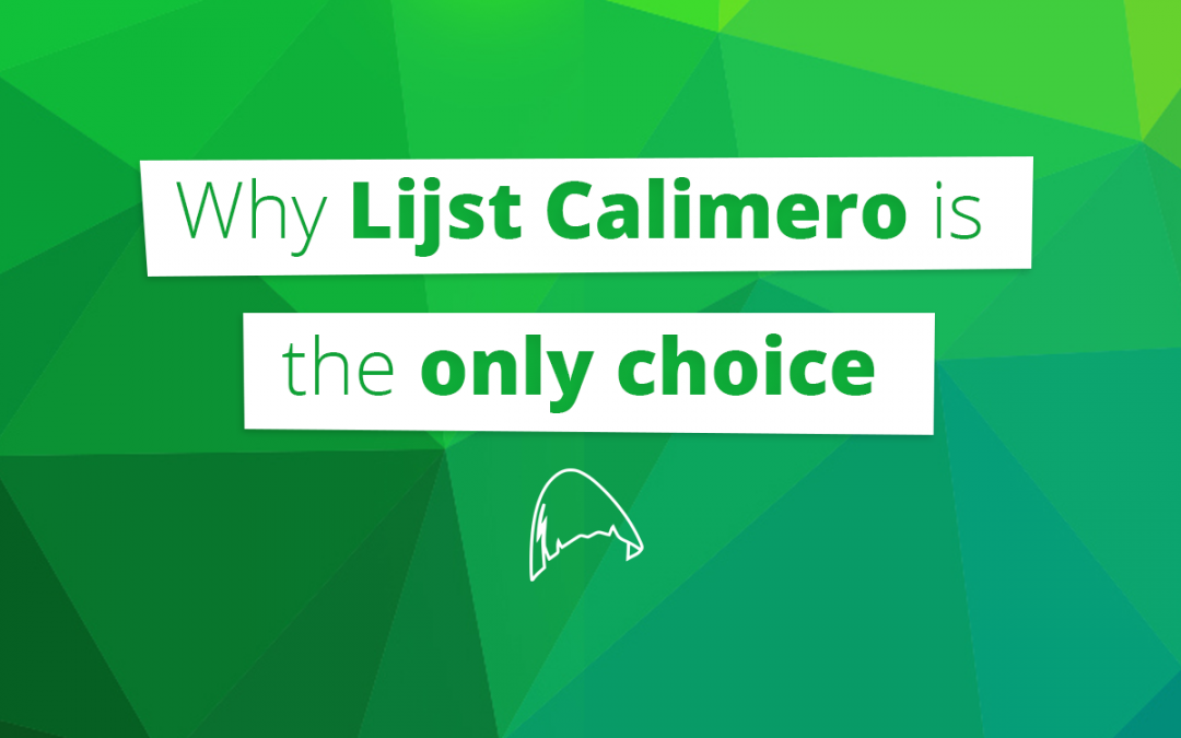 Waarom Lijst Calimero deze verkiezingen de enige keuze is