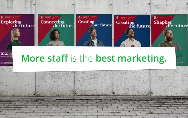 More staff is the best marketing